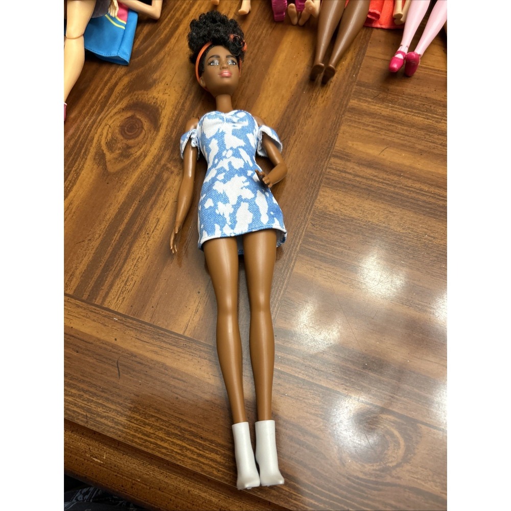 2015 Cute Freckle Barbie Doll Up‎ Hairstyle Headband Boots Doll